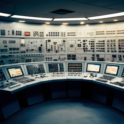 NuclearplantcontrolroomasimaginedbyGenerativeAI